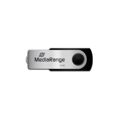 MediaRange MR910-3 unità flash USB 16 GB USB tipo A 2.0 Nero, Argento