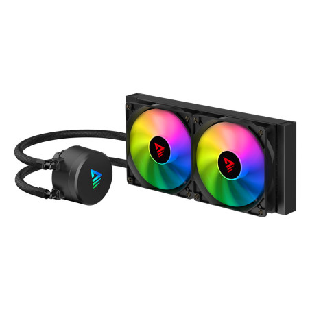 Savio VELOX 240 mm Case per computer Kit di raffreddamento a liquido 12 cm Nero 1 pz