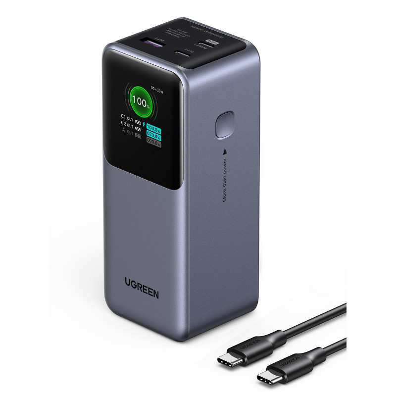 Ugreen 20000mAh 130W Fast Charging Powerbank Litio Grigio Ugreen 20000mAh 130W Fast Charging Powerbank Litio Grigio
