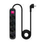 Nanocable 10.37.0004-BK prolunghe e multiple 1,4 m 4 presa(e) AC Interno Nero Nanocable 10.37.0004-BK prolunghe e multiple 1,4 m 4 presa(e) AC Interno Nero