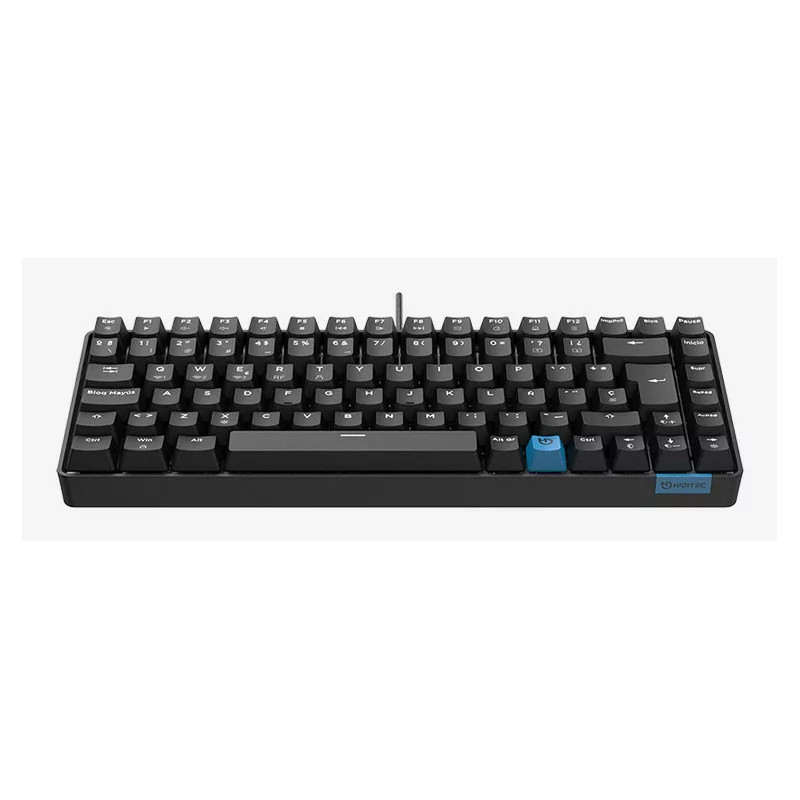 Hiditec GKE010006 tastiera Gaming USB + RF Wireless + Bluetooth QWERTY Spagnolo Nero Hiditec GKE010006 tastiera Gaming USB + RF Wireless + Bluetooth QWERTY Spagnolo Nero
