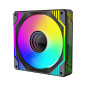 KeepOut XFC-120DRM sistema di raffreddamento per computer Case per computer Ventilatore 12 cm Nero