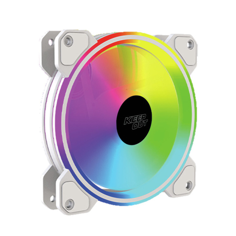 KeepOut XFC-120DRW sistema di raffreddamento per computer Case per computer Ventilatore 12 cm Bianco