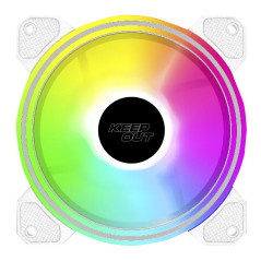 KeepOut XFC-120DRW sistema di raffreddamento per computer Case per computer Ventilatore 12 cm Bianco