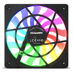 NOX Hummer SLIM FAN Case per computer Ventilatore 12 cm Translucent 1 pz