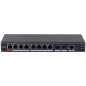 Dahua Technology PoE SG4010P-2F Gestito L2 Gigabit Ethernet (10/100/1000) Supporto Power over Ethernet (PoE) Nero
