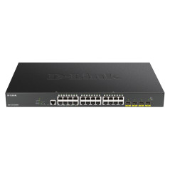 D-Link DGS-1250-28XMP Gestito L3 Gigabit Ethernet (10 100 1000) Supporto Power over Ethernet (PoE) Nero