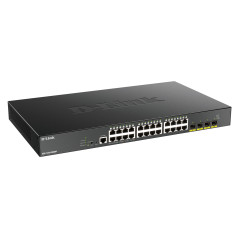 D-Link DGS-1250-28XMP Gestito L3 Gigabit Ethernet (10/100/1000) Supporto Power over Ethernet (PoE) Nero