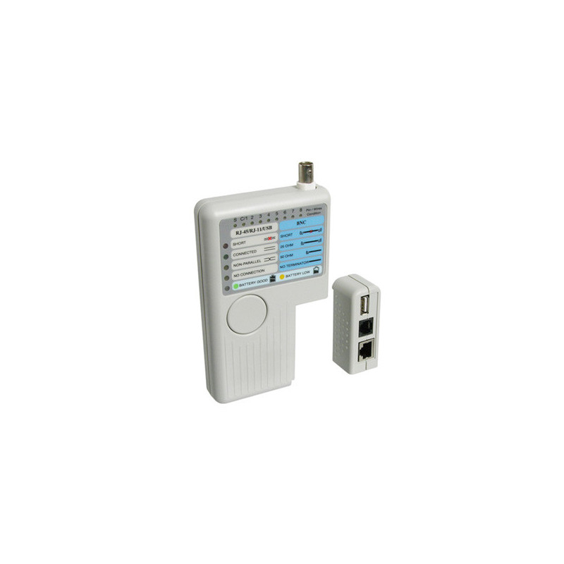 WP WPC-TST-002 tester per cavo di rete Bianco WP WPC-TST-002 tester per cavo di rete Bianco