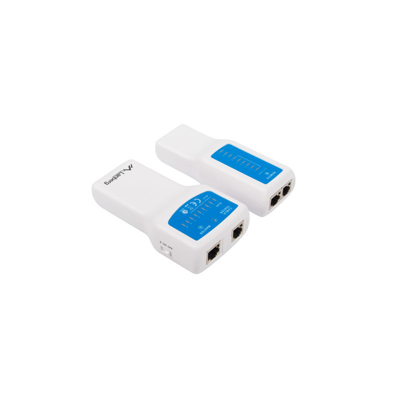 Lanberg NT-0402 tester per cavo di rete Tester PoE Blu, Bianco