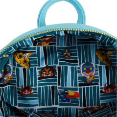 Loungefly WDBK2147 zaino Zaino casual Blu Poliuretano