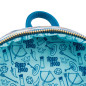 Loungefly WDBK1976 zaino Zaino casual Blu Poliuretano