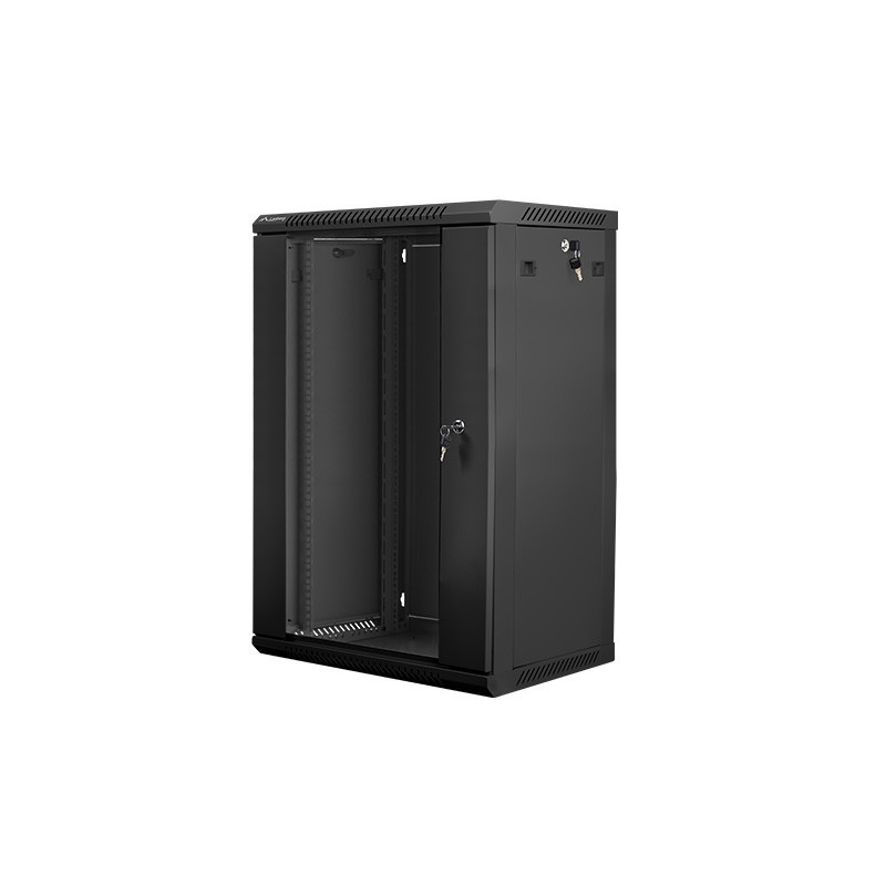 Lanberg WF01-6418-10B rack 18U Da parete Nero Lanberg WF01-6418-10B rack 18U Da parete Nero