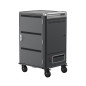 Ewent EW1701 portable device management cart& cabinet Armadio per la gestione dei dispositivi portatili Nero, Grigio