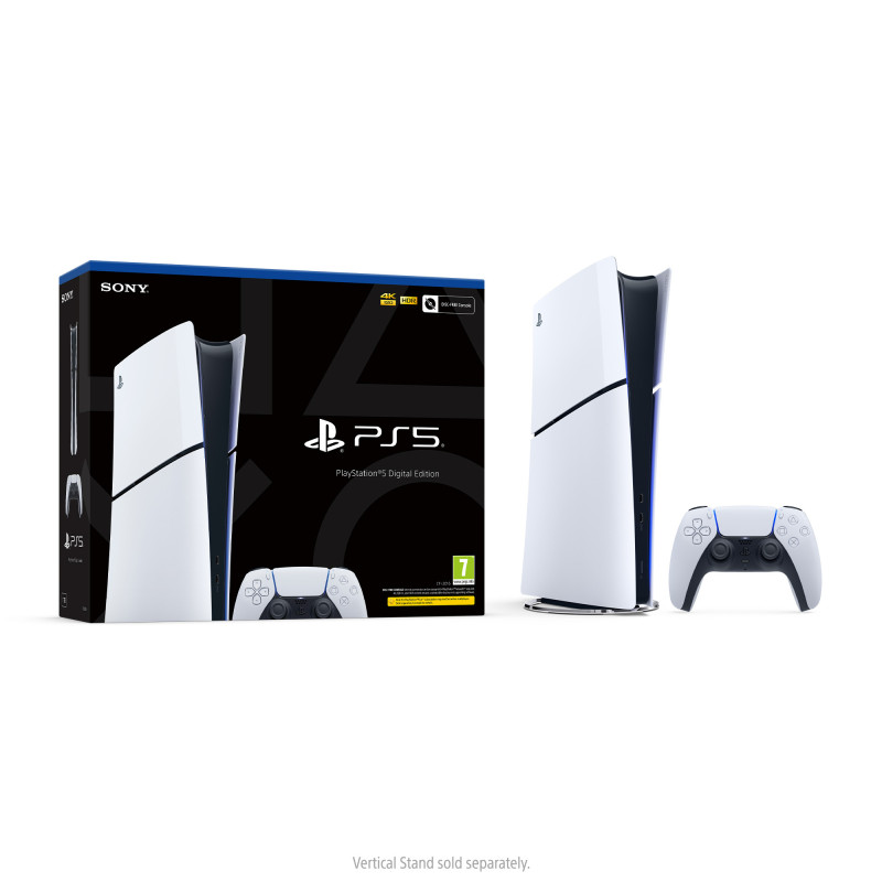 Sony PlayStation 5 Slim Digital 1,02 TB Wi-Fi Nero, Bianco Sony PlayStation 5 Slim Digital 1,02 TB Wi-Fi Nero, Bianco