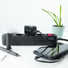 TooQ TQWC-1S01 Caricabatterie per dispositivi mobili Universale Nero AC Interno