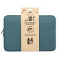 Rivacase Suzuka 7703 35,6 cm (14") Custodia a tasca Colore acqua