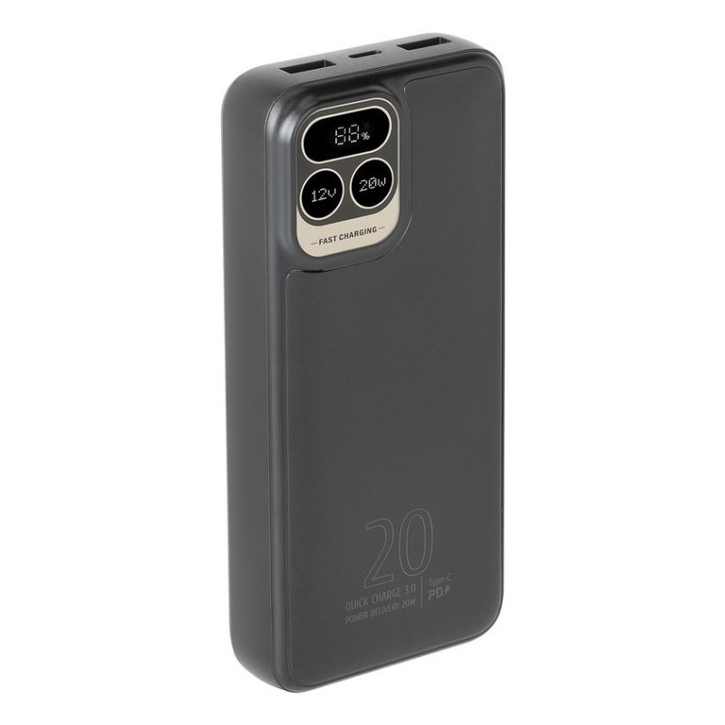 Rivacase VA2521 batteria portatile Polimeri di litio (LiPo) 20000 mAh Grigio Rivacase VA2521 batteria portatile Polimeri di litio (LiPo) 20000 mAh Grigio
