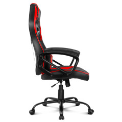 DRIFT DR50 Sedia da gaming per PC Sedia imbottita tappezzata Nero