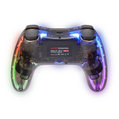 Mars Gaming MGP-24 Nero, Trasparente RF Gamepad Android, MAC, PC, PlayStation 4, Playstation 3, Xbox 360