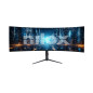 Nilox NXM49CRVDC Monitor PC 124,5 cm (49") 5120 x 1440 Pixel Dual QHD LED Nero