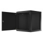Lanberg WF01-6612-00B rack 12U Da parete Nero