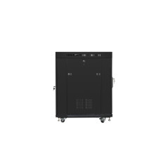 Lanberg FF01-8015-12BL rack 15U Rack indipendenti Nero