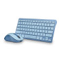 NGS FANTASY (QUERTY, ES) tastiera Mouse incluso Universale RF senza fili + Bluetooth QWERTY Spagnolo Blu NGS FANTASY (QUERTY, ES) tastiera Mouse incluso Universale RF senza fili + Bluetooth QWERTY Spagnolo Blu