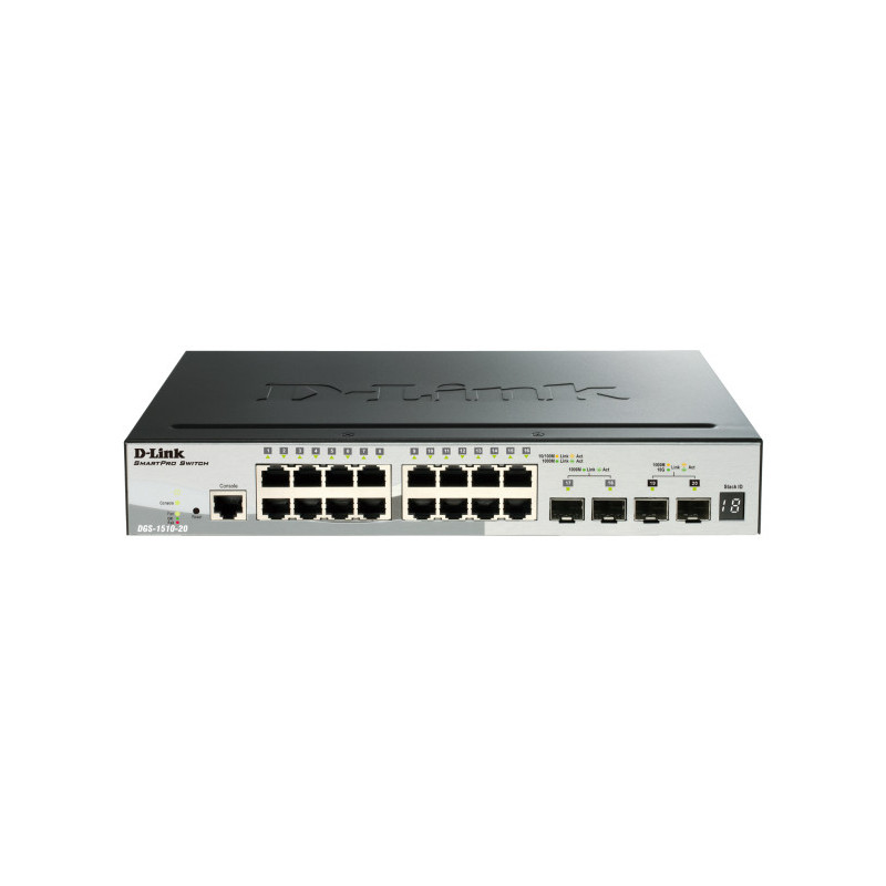 D-Link DGS-1510-52XMP Gestito L3 Gigabit Ethernet (10/100/1000) Supporto Power over Ethernet (PoE) Nero D-Link DGS-1510-52XMP Gestito L3 Gigabit Ethernet (10/100/1000) Supporto Power over Ethernet (PoE) Nero
