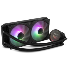 NOX Hummer M-240 ARGB Processore Raffreddatore di liquidi tutto in uno 12 cm Nero
