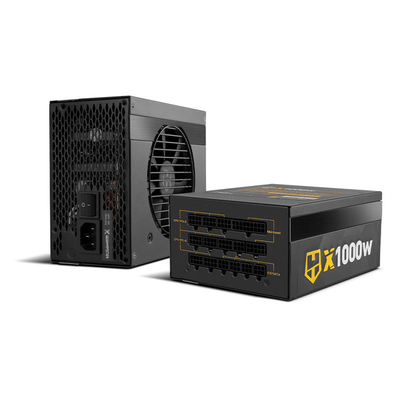 NOX HUMMER X 1000W PLUS GOLD alimentatore per computer 24-pin ATX Nero NOX HUMMER X 1000W PLUS GOLD alimentatore per computer 24-pin ATX Nero