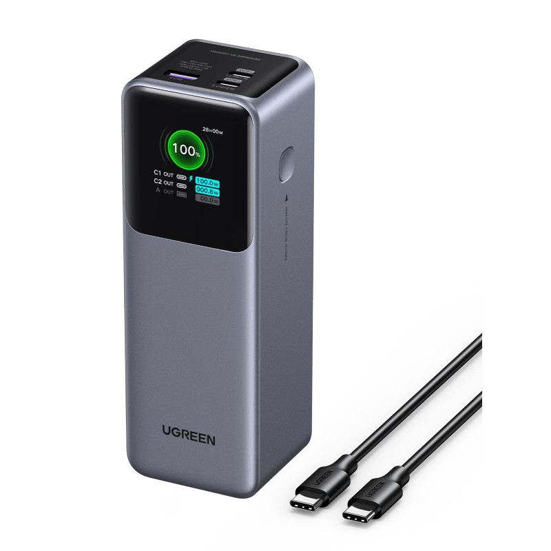 Ugreen 25000mAh 200W Fast Charging Powerbank Grigio Ugreen 25000mAh 200W Fast Charging Powerbank Grigio