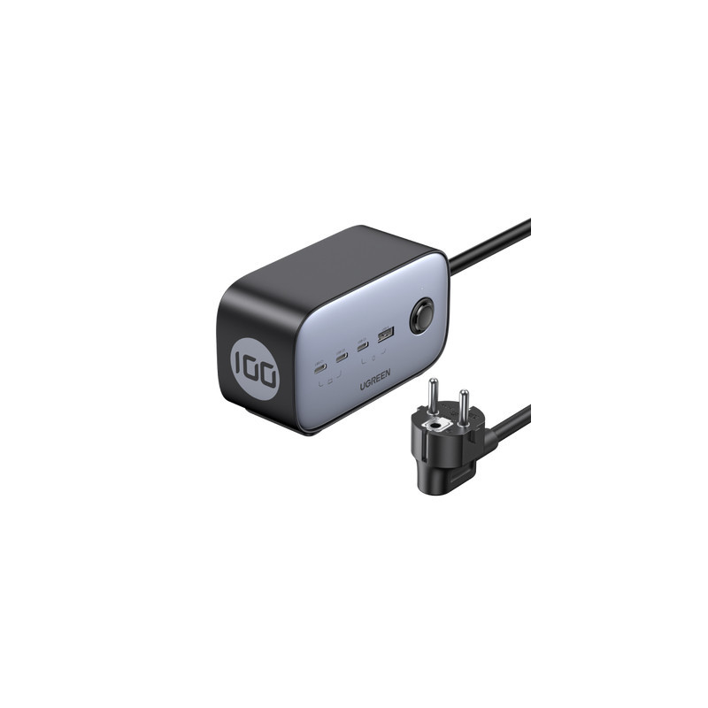 Ugreen DigiNest Pro 1 presa(e) AC Tipo C 1,8 m 4 3680 W Nero Ugreen DigiNest Pro 1 presa(e) AC Tipo C 1,8 m 4 3680 W Nero