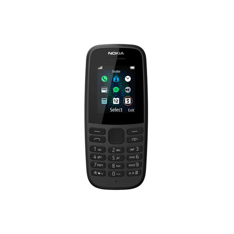 Nokia 105 (2019) 4,5 cm (1.77") 73,2 g Nero Telefono cellulare basico
