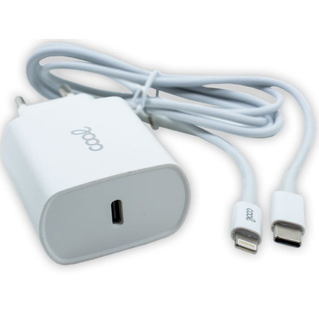 COOL 8434847045658 Caricabatterie per dispositivi mobili Smartphone, Tablet Bianco AC Ricarica rapida Interno