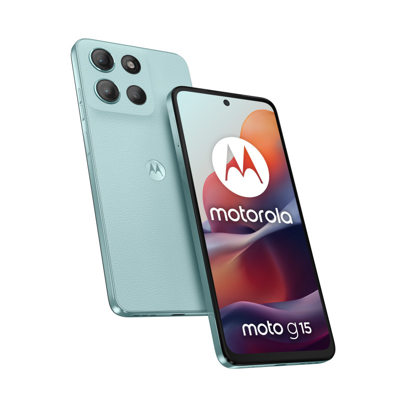 Motorola moto g15 17,1 cm (6.72") Doppia SIM Android 15 4G USB tipo-C 8 GB 128 GB 5200 mAh Azzurro