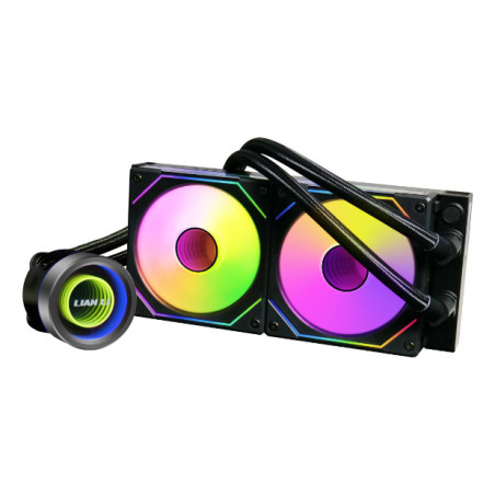 Lian Li Galahad II Trinity Processor Liquid cooler all in a 12 cm Black 1 pc