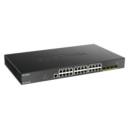 D-Link DGS-1250-28XMP Gestito L3 Gigabit Ethernet (10/100/1000) Supporto Power over Ethernet (PoE) Nero