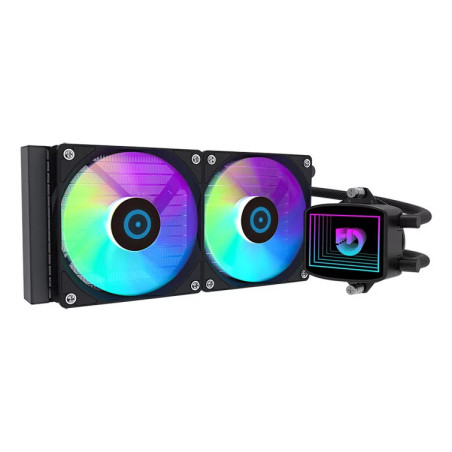 Hiditec LQ240 Processore Raffreddatore di liquidi tutto in uno 12 cm Nero 1 pz