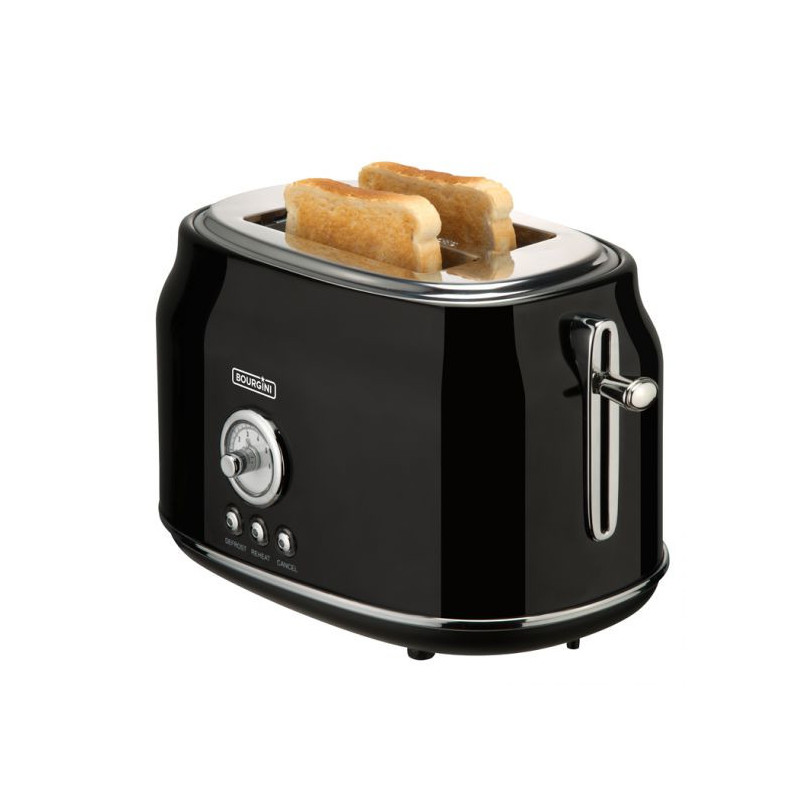 Bourgini RETRO 6 2 fetta/e 815 W Nero Bourgini RETRO 6 2 fetta/e 815 W Nero