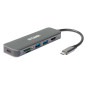 D-Link DUB-2327 Cablato USB tipo-C Grigio