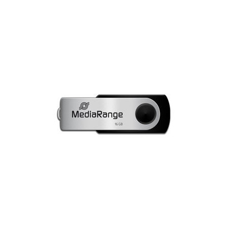 MediaRange MR910-3 unità flash USB 16 GB USB tipo A 2.0 Nero, Argento