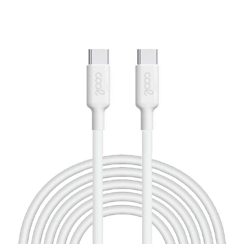 COOL Accesorios 8434847070162 cavo USB 3 m USB C Bianco
