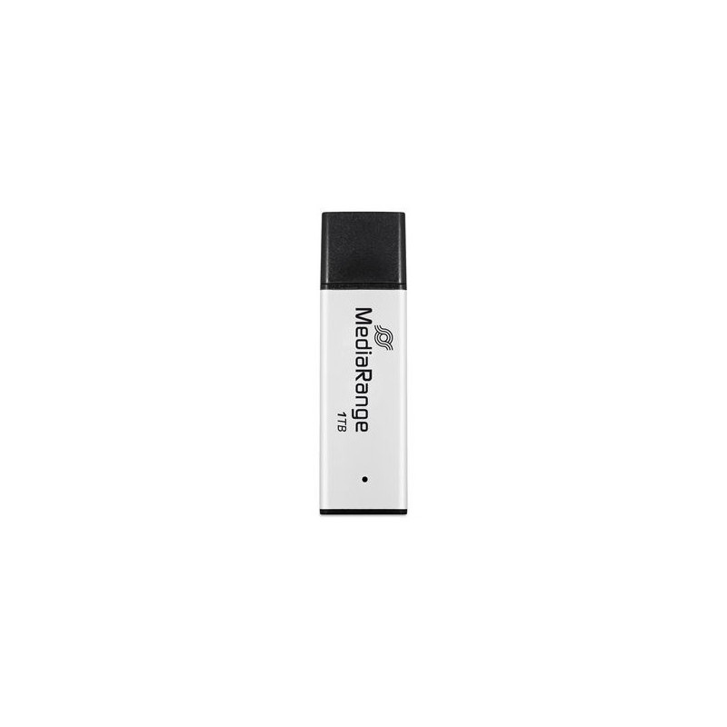 MediaRange MR1905-1 unità flash USB 1 TB USB tipo A 3.2 Gen 1 (3.1 Gen 1) Nero, Argento