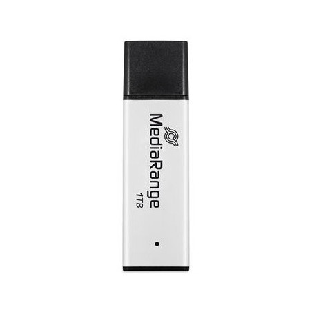 MediaRange MR1905-1 unità flash USB 1 TB USB tipo A 3.2 Gen 1 (3.1 Gen 1) Nero, Argento