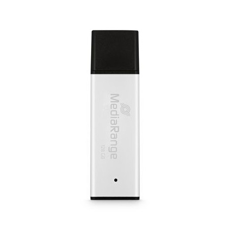 MediaRange MR1902 unità flash USB 128 GB USB tipo A 3.2 Gen 1 (3.1 Gen 1) Nero, Argento