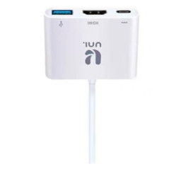 ADAPTADOR UNI USB-C A USB-A+HDMI+USB-C