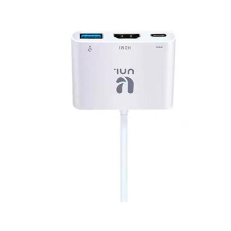 ADAPTADOR UNI USB-C A USB-A+HDMI+USB-C