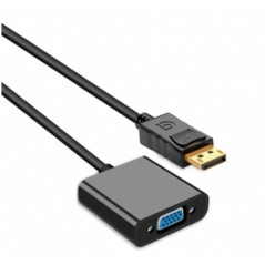 ADAPTADOR UNICO DISPLAYPORT A VGA M/H