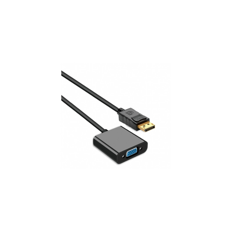 ADAPTADOR UNICO DISPLAYPORT A VGA M/H